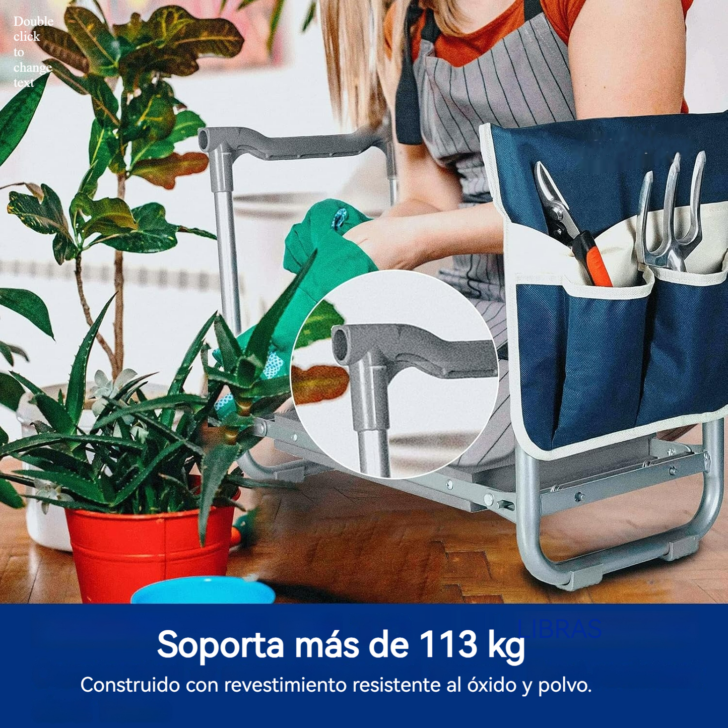 Asiento Rodillero ergonómico para jardín