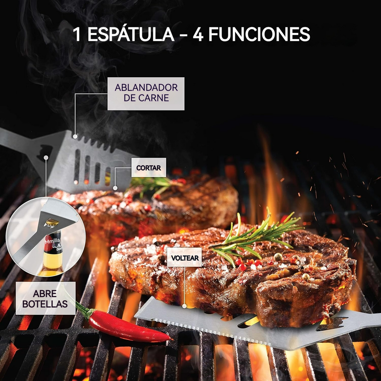 Kit de Parrilla Todo en Uno