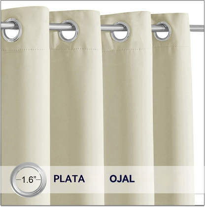 Cortinas impermeables para exterior resistentes y de fácil cuidado