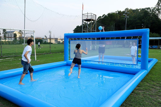Campo de Voleibol Inflable Divertido
