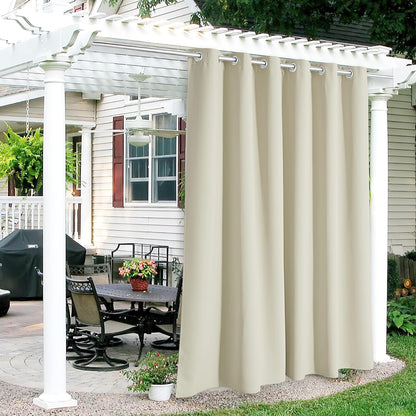 Cortinas impermeables para exterior resistentes y de fácil cuidado