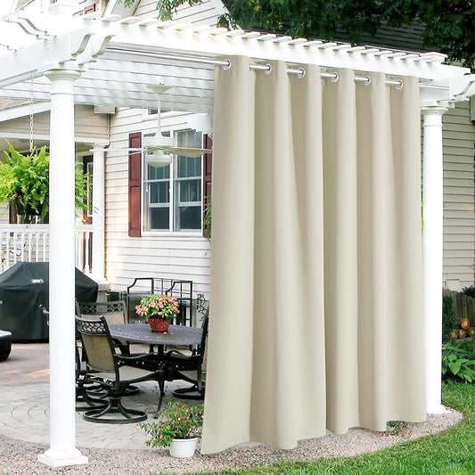 Cortinas impermeables para exterior resistentes y de fácil cuidado