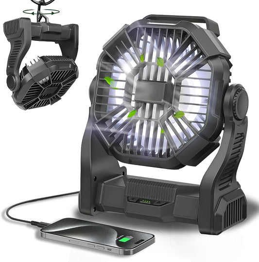 Ventilador Portátil Recargable de Camping
