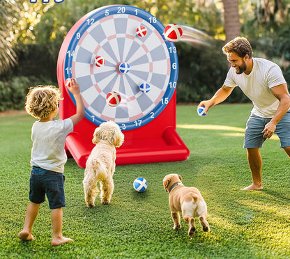 Juego de dardos inflable