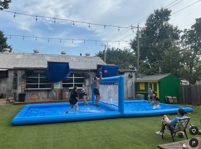 Campo de Voleibol Inflable Divertido