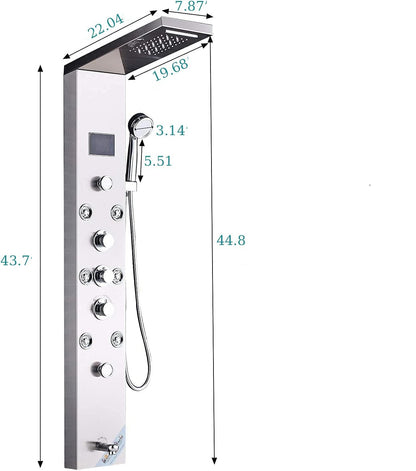Panel de Ducha Multiusos