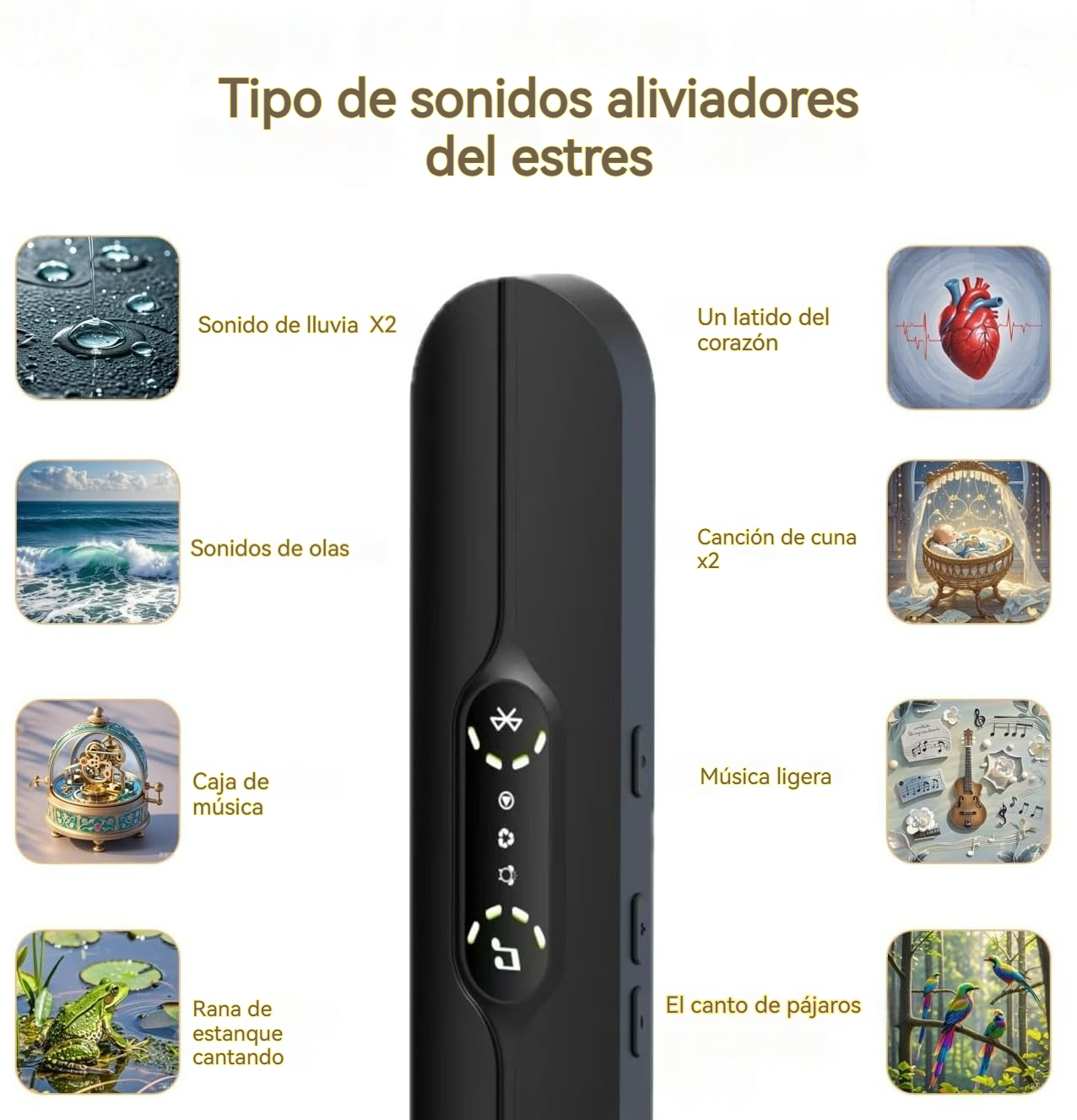 Altavoz Almohada para Descanso