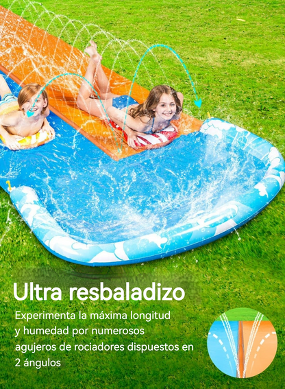 SplashRide Max – El tobogán acuático doble