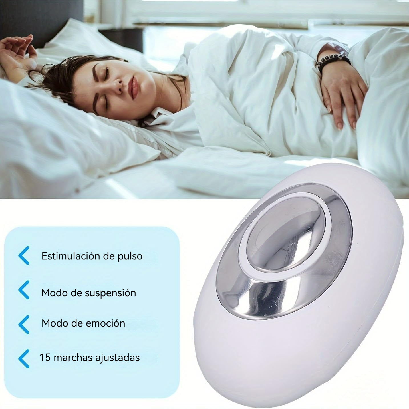 Dispositivo de neuroestimulación para ansiedad, insomnio y estrés