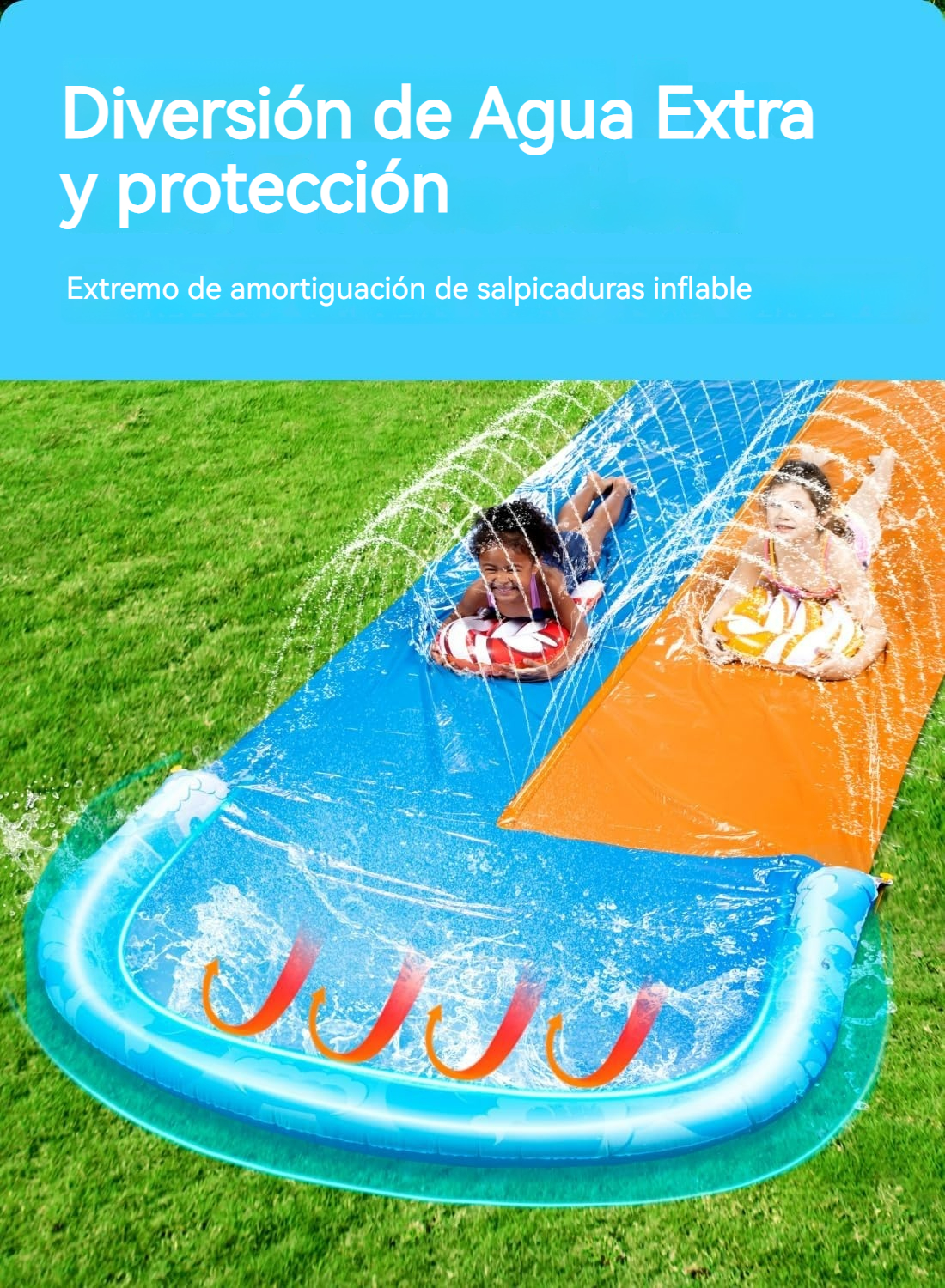 SplashRide Max – El tobogán acuático doble