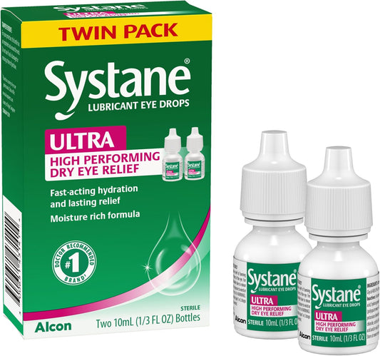 Gotas lubricantes para ojos secos con protección clínica prolongada