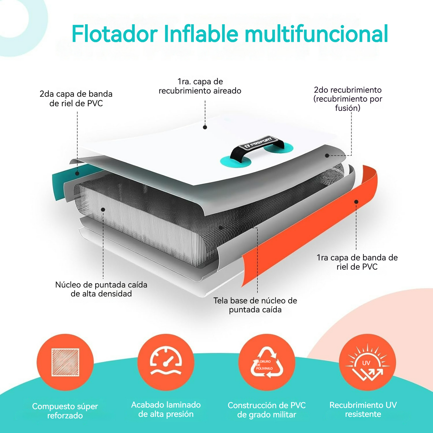 Flotador Inflable multifuncional