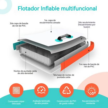 Flotador Inflable multifuncional