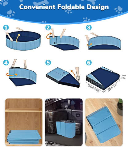 Piscina Plegable para Mascotas