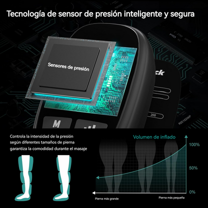Masajeador Inalámbrico para Piernas con Compresión de Aire