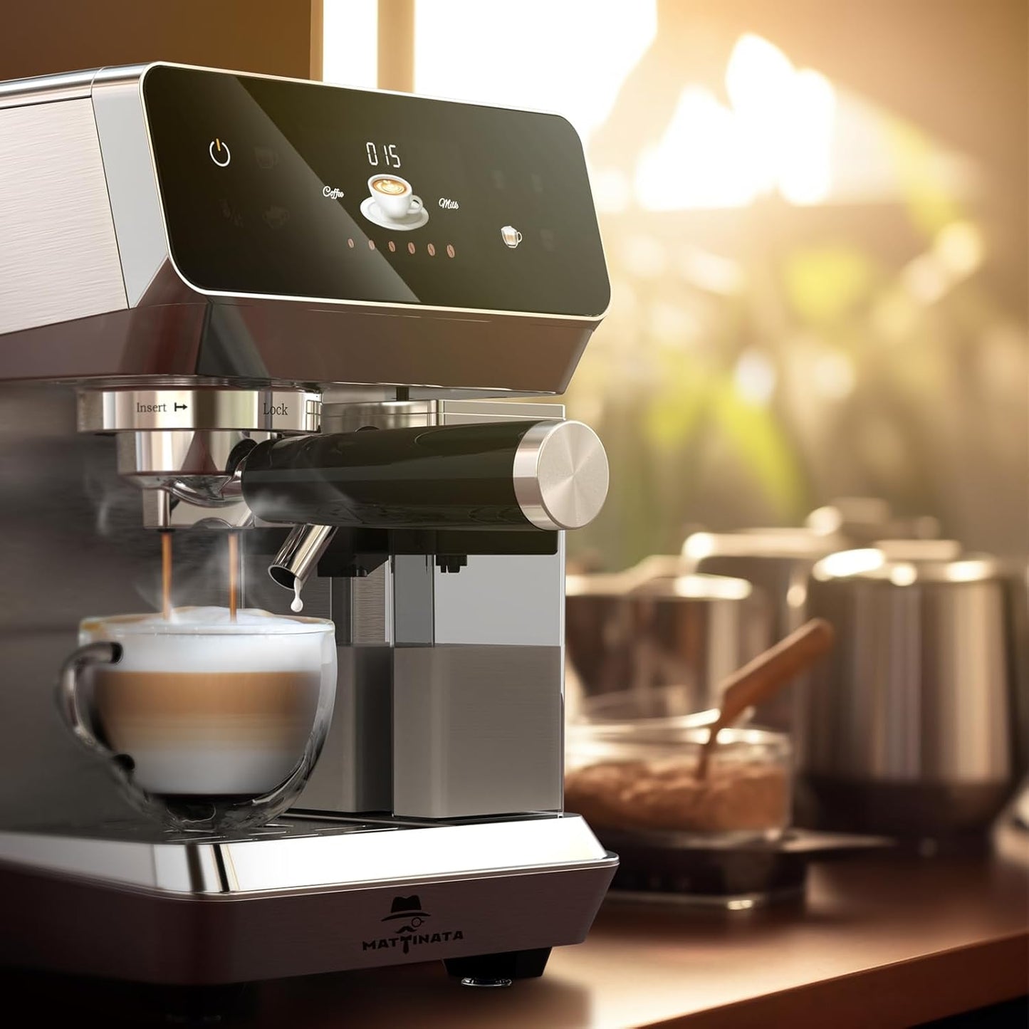 Máquina de Cappuccino Compacta