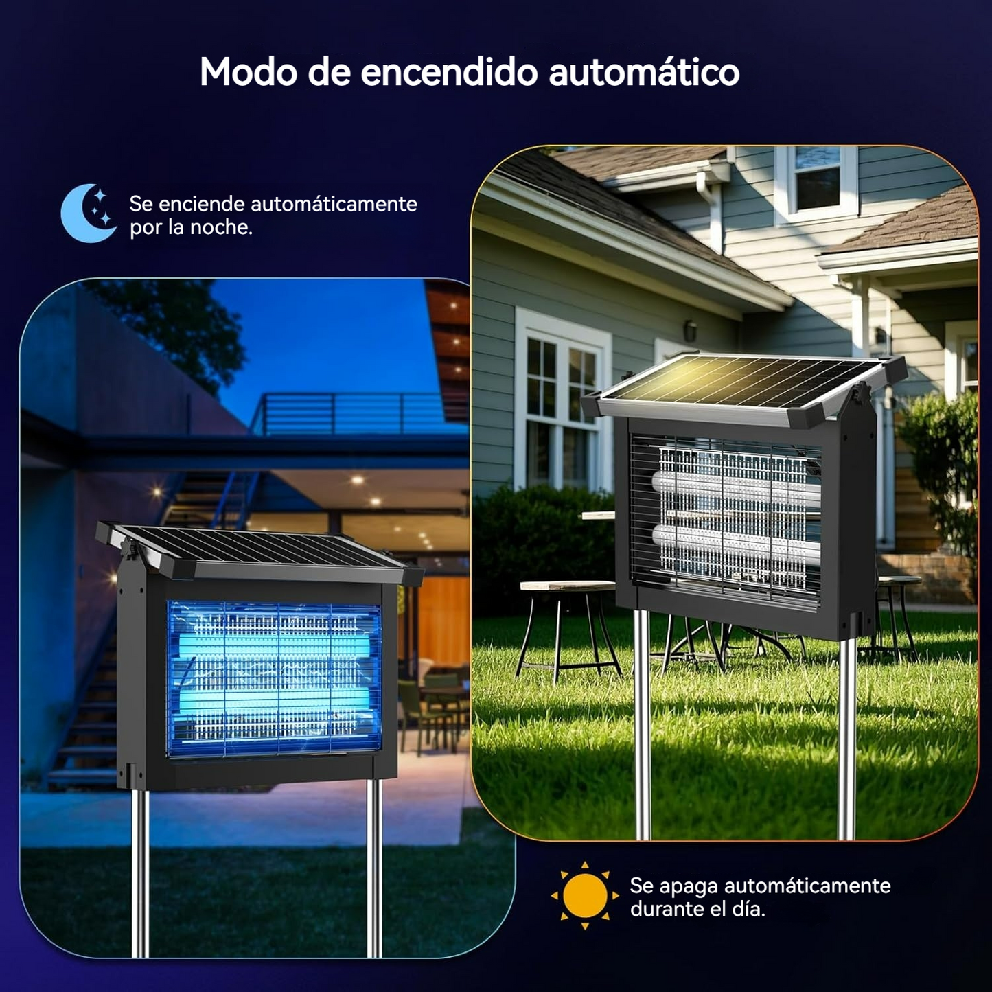 Lámpara Antimosquitos Solar Max