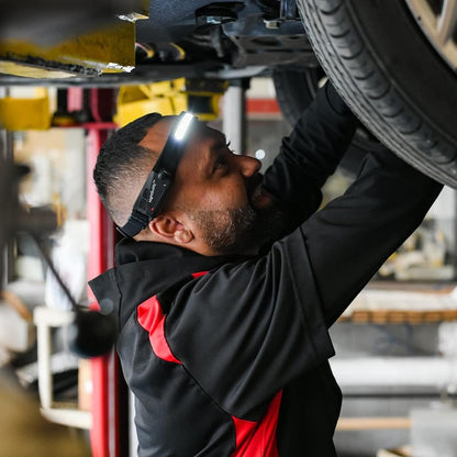 Linterna frontal LED recargable con modos múltiples e impermeabilidad IPX7