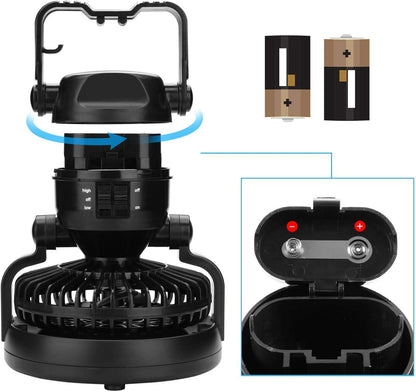 Linterna Ventilador Portátil