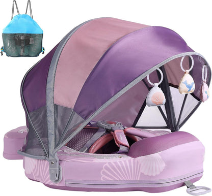 Flotador Bebé con Sombrilla y Protección Solar