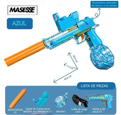 Pistola de agua eléctrica de fuego rápido