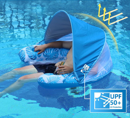 Flotador de Piscina con Sombrilla