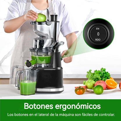 Exprimidor de prensado en frío para jugos nutritivos