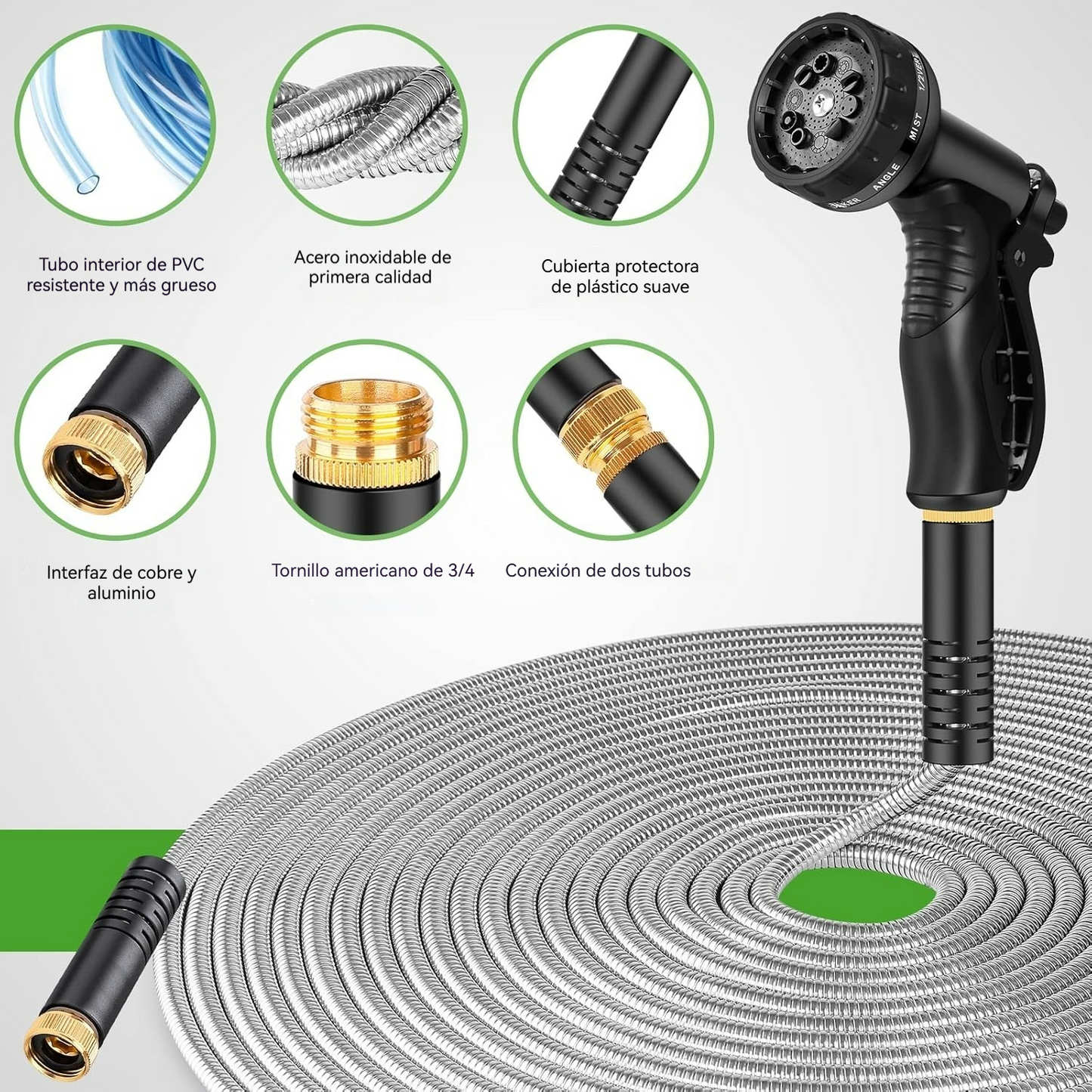 Manguera Metálica Flexible de 6m