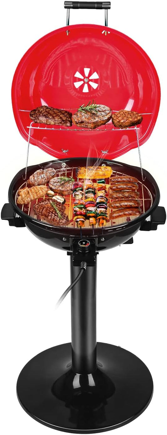 Parrilla eléctrica sin humo para interiores y exteriores