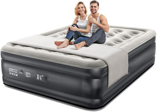 Colchón Queen inflable premium con confort inteligente y soporte firme
