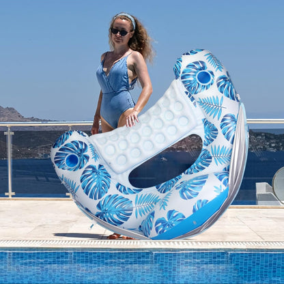 Flotador de Piscina con Sombrilla