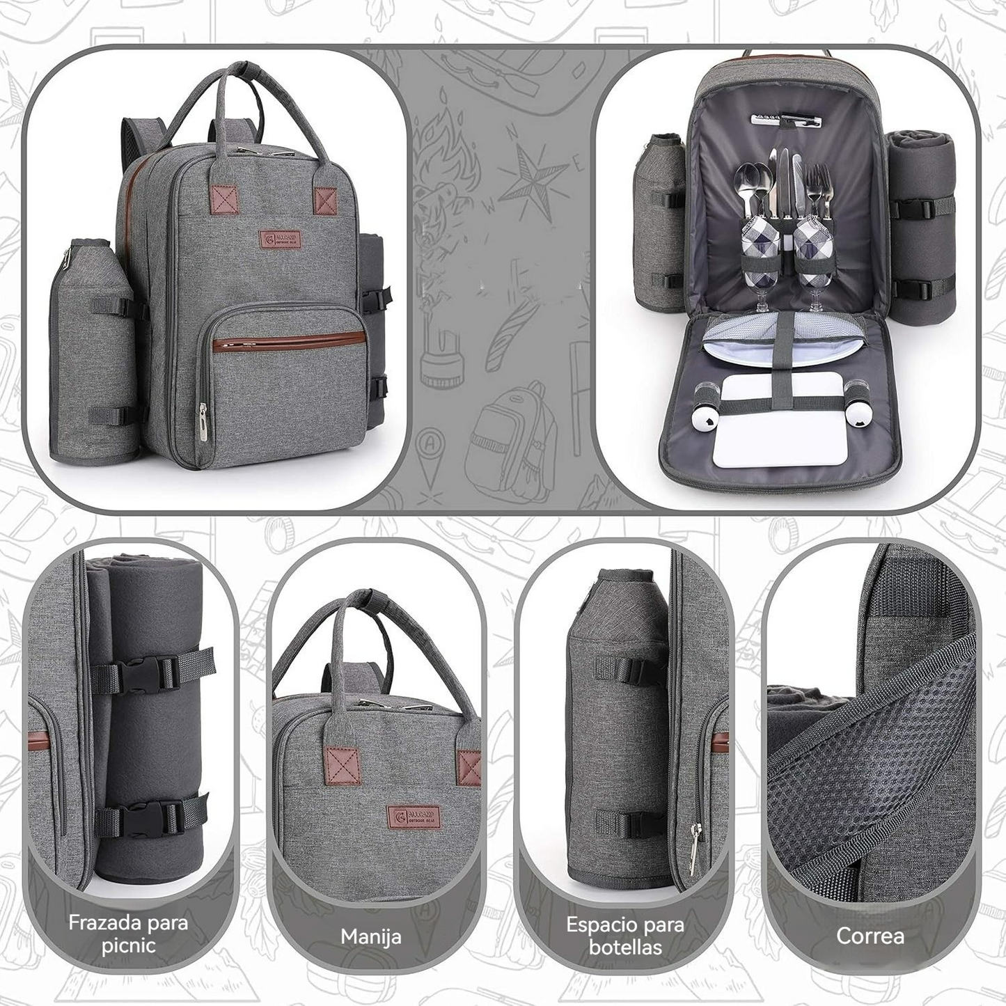 Mochila de Picnic todo en uno