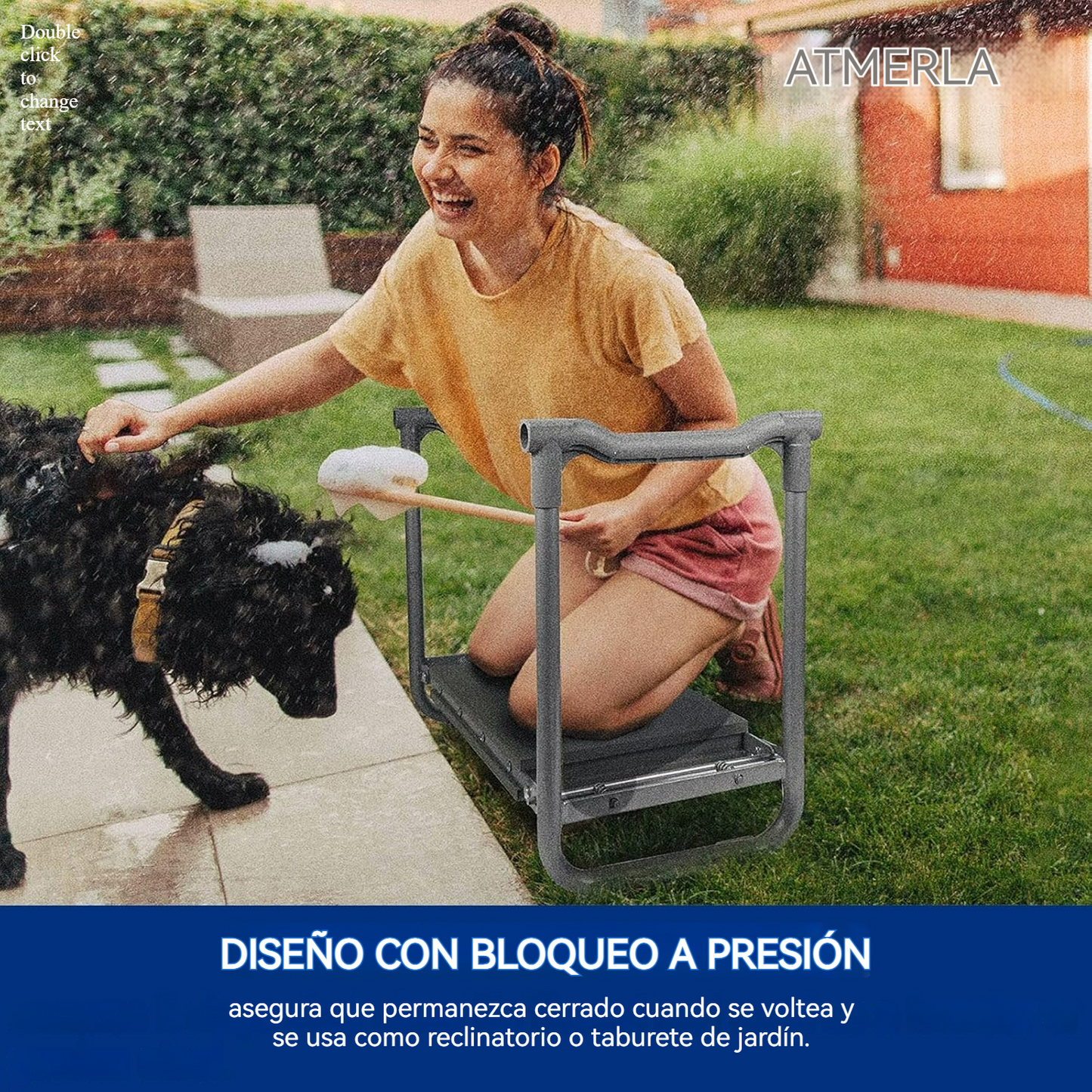 Asiento Rodillero ergonómico para jardín