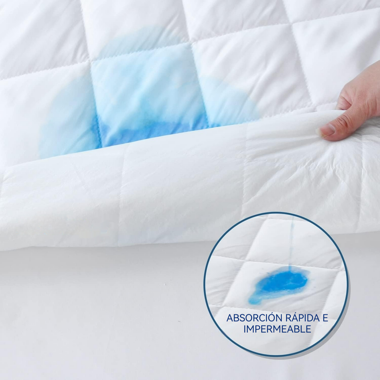 Protector de Colchón Impermeable y absorbente